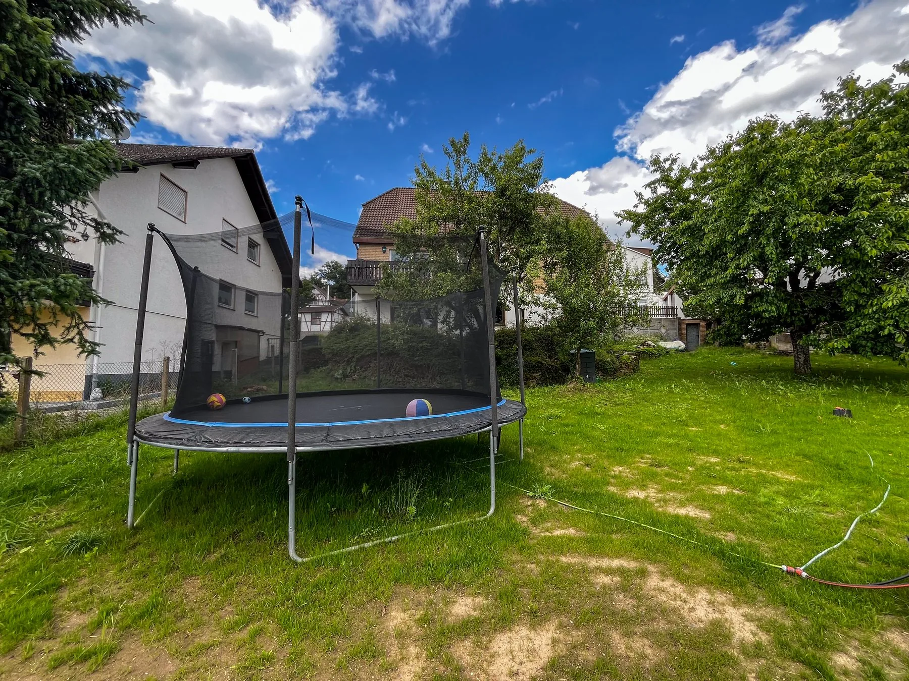 Play facilities in the garden